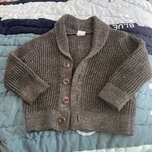 Boy gap open cardigan